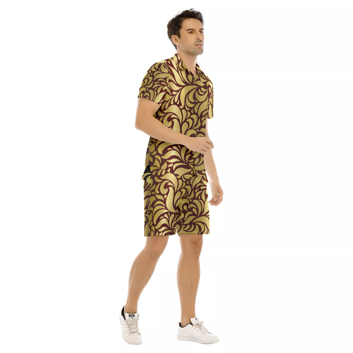GORGEOUS LEAF BRDX Men's Short Sleeve Shirt Sets