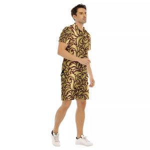 GORGEOUS LEAF BRDX Men's Short Sleeve Shirt Sets