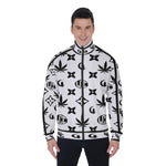 LCC WEEDY WHT Men's Stand Collar Jacket