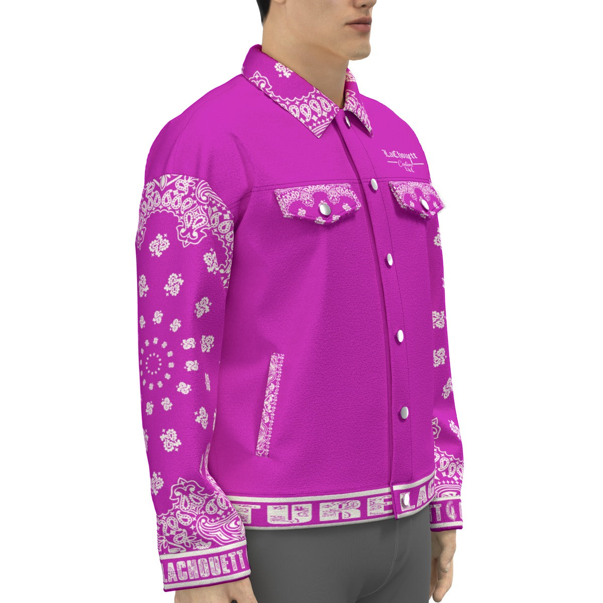 BANDANA V.I.P GRAPES Unisex Lapel Jacket