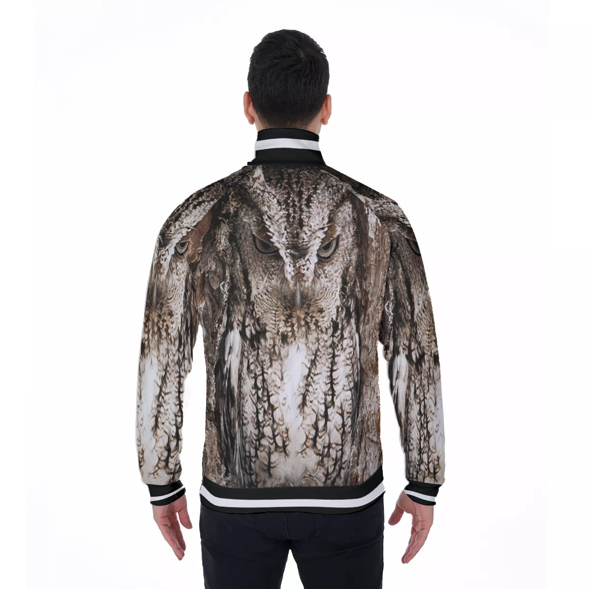 OWL WOOD Men's Stand Collar Jacket