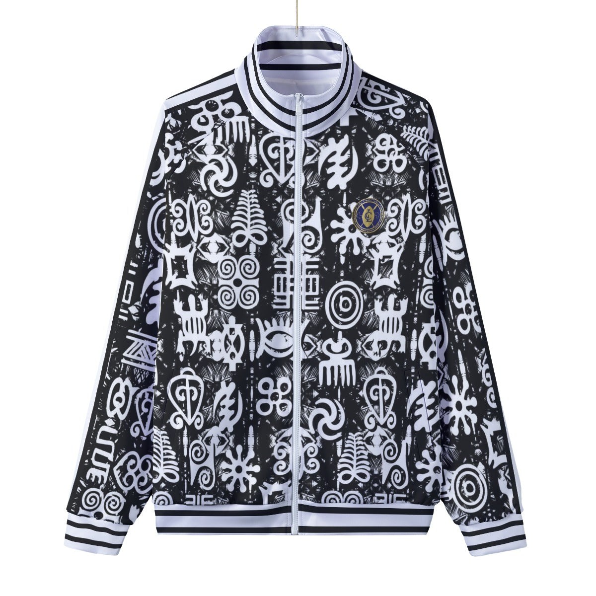 ADINKRA MXBLC Unisex Stand Collar Jacket