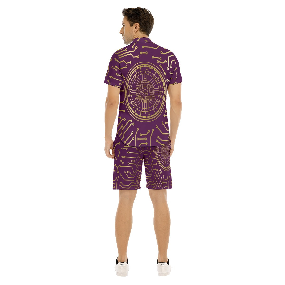 CRYPTO KMT GRAPES Men's Short Sleeve Shirt Sets