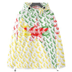 LCC NEW RICH YANA WHT Raglan Windbreaker With Zipper Closure