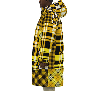 FLEXIN PLAID YWL Unisex Long Down Jacket