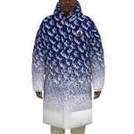 NEW RICH NAVY Unisex Long Down Jacket