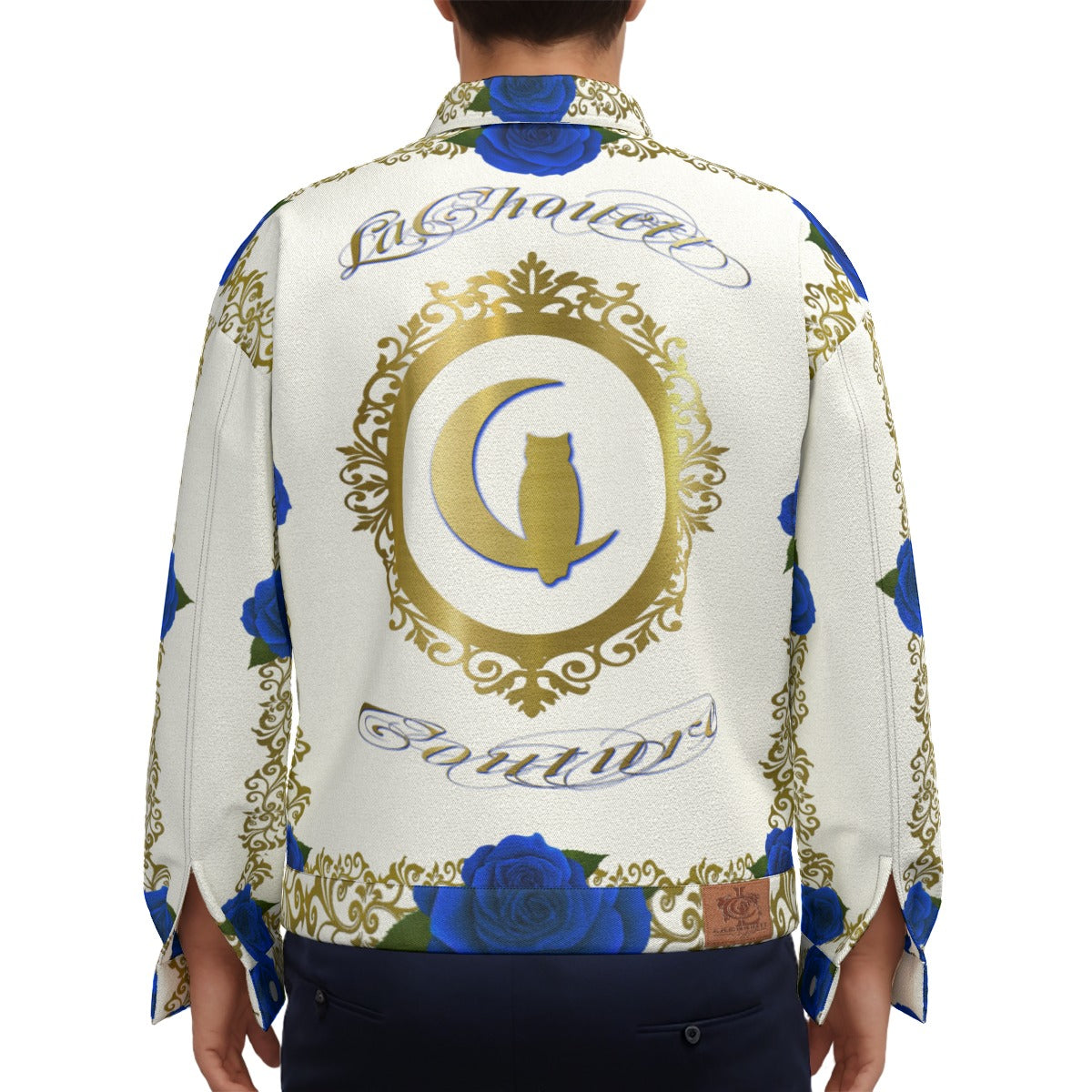 BLUE ROSES LCC Unisex Lapel Jacket Cotton