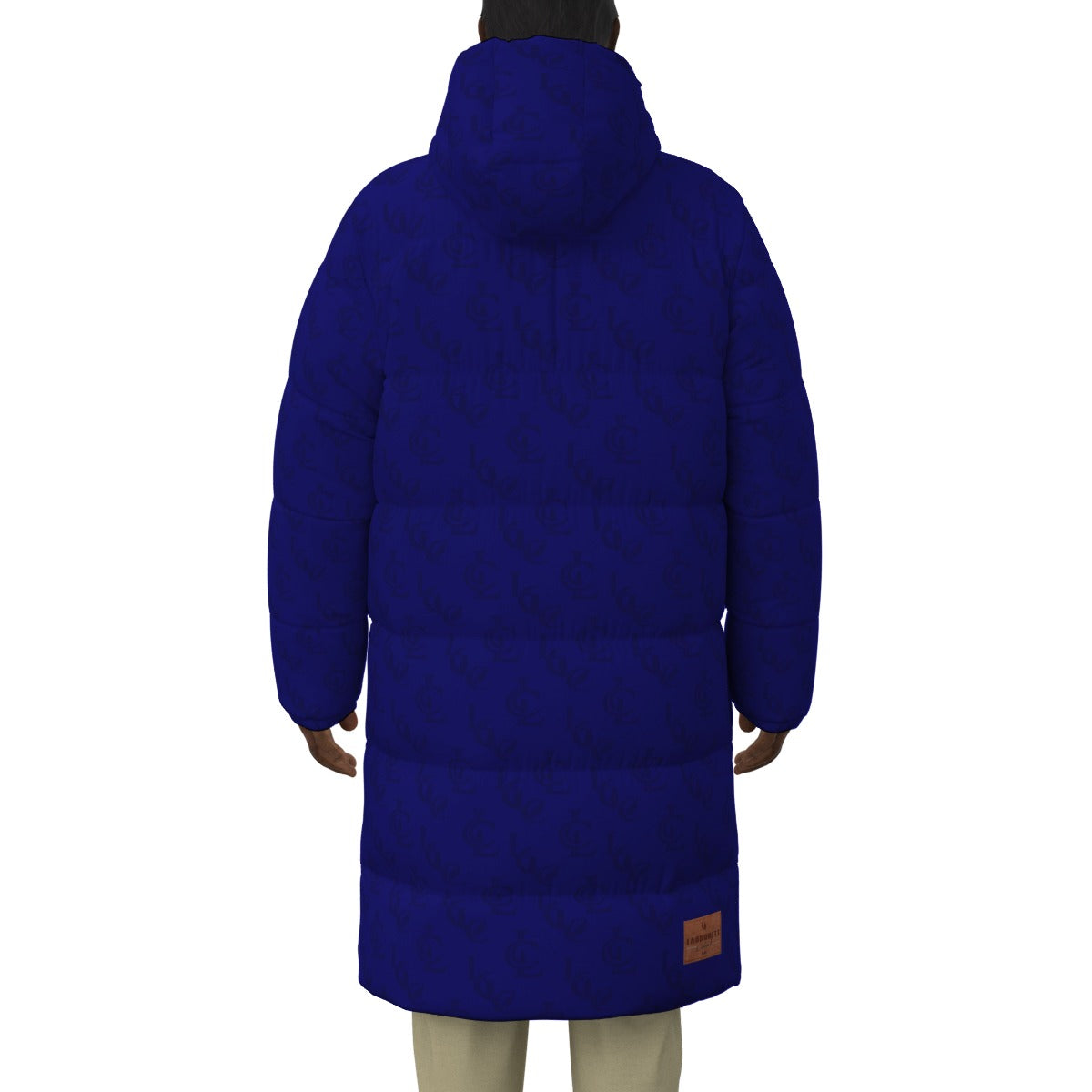 LCC NAVY Unisex Long Down Jacket