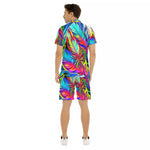 COLORING FEATHER Men's Short Sleeve Shirt Sets