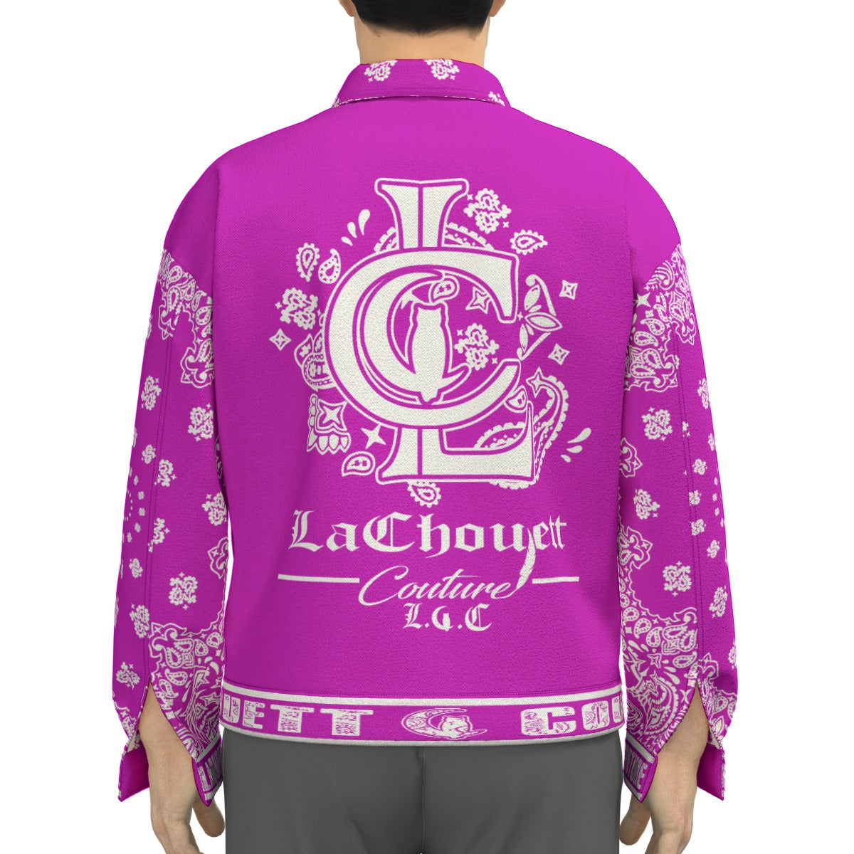 BANDANA V.I.P GRAPES Unisex Lapel Jacket