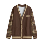 LCC BROWSIDE Unisex V-neck Cardigan With Button Closure