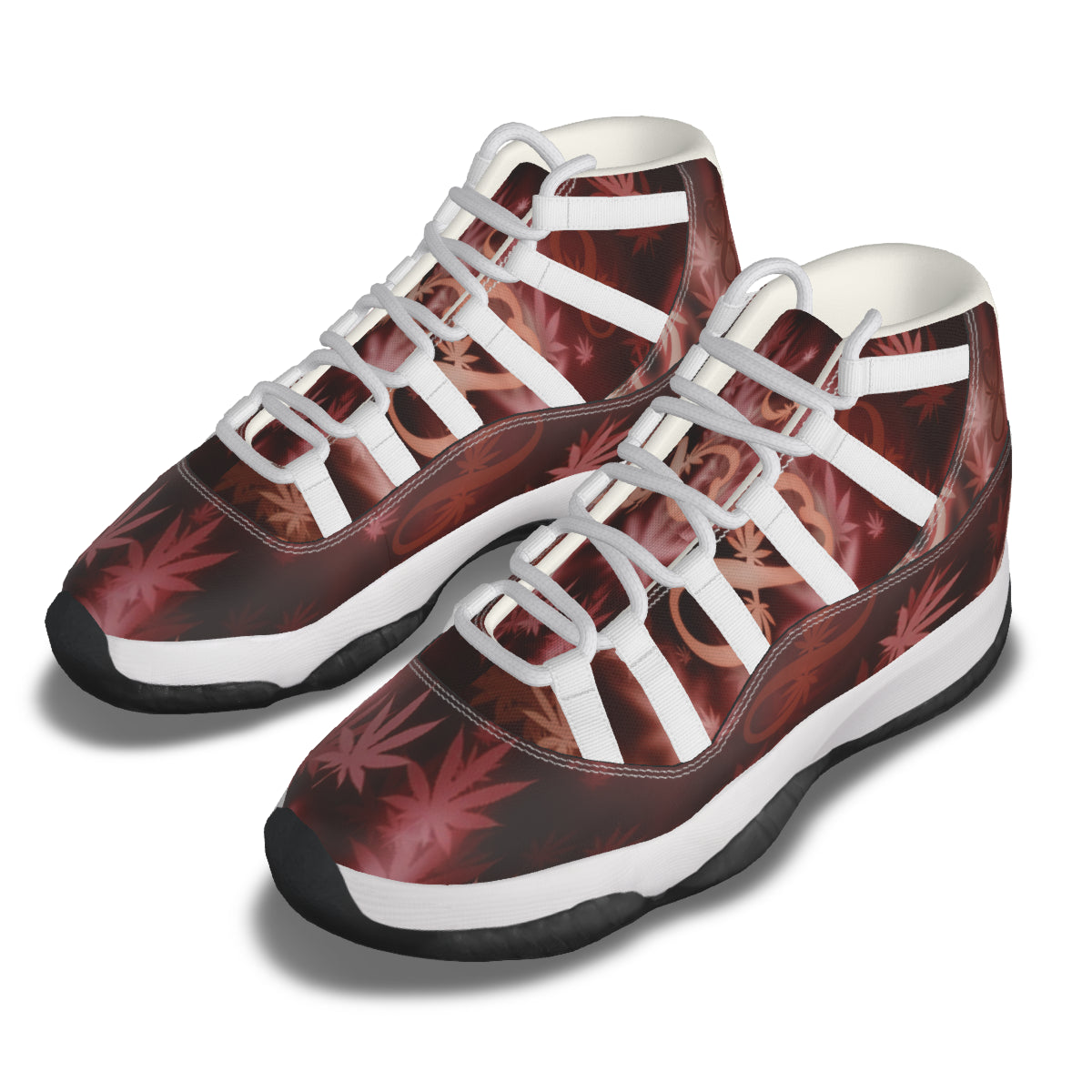 INFINITY RED High Top Basketball Shoes