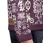 ADINKRA MIXGRAPES Unisex Lapel Jacket
