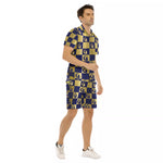 DAMIER LCC Men's Short Sleeve Shirt Sets