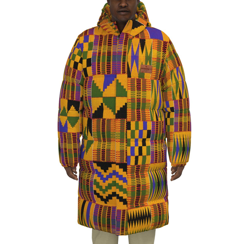 KENTE ATEF Unisex Long Down Jacket