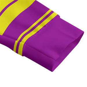 STRIPE UP KOBE Unisex Lapel Collar Sweater