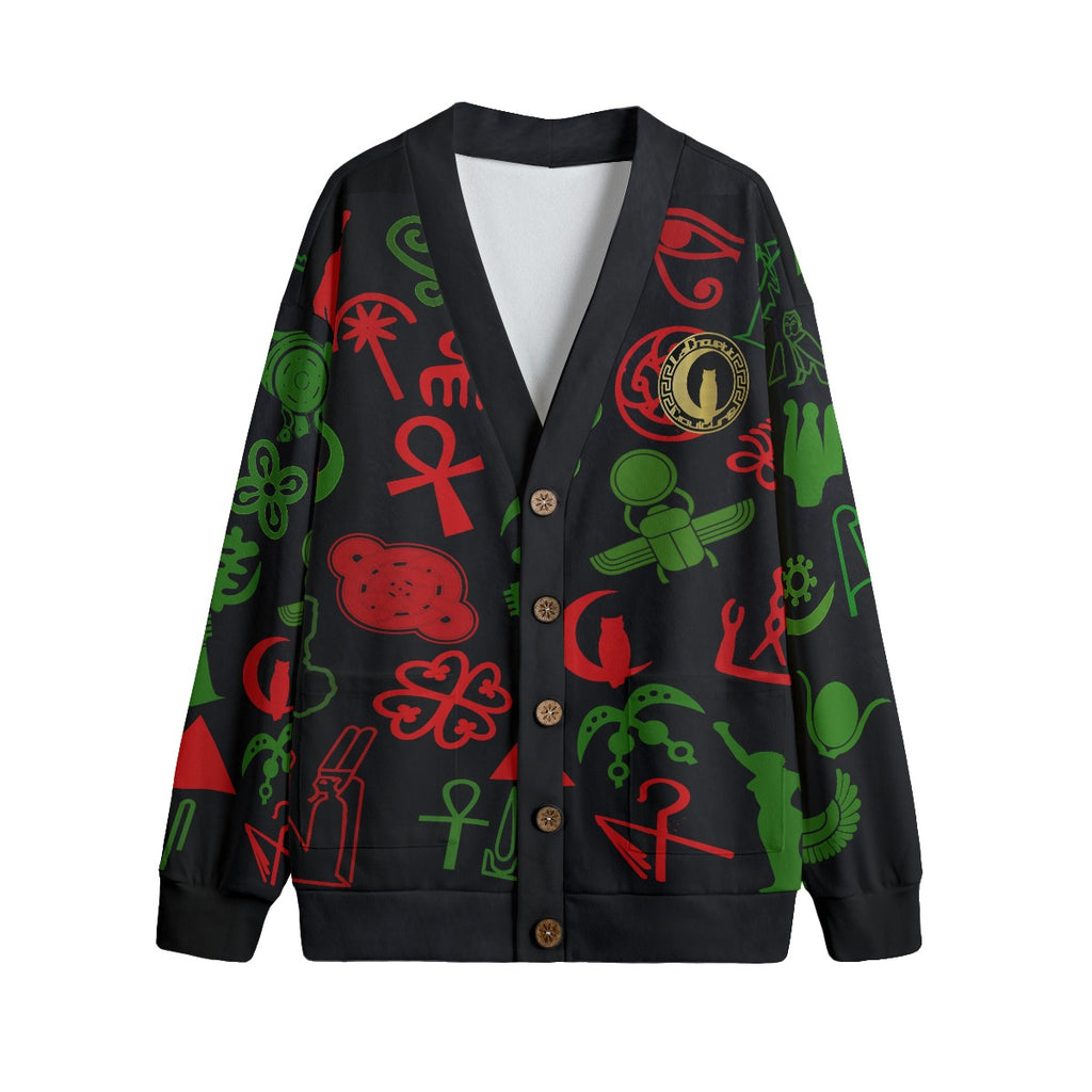 KMT WORLD Unisex V-neck Cardigan With Button Closure