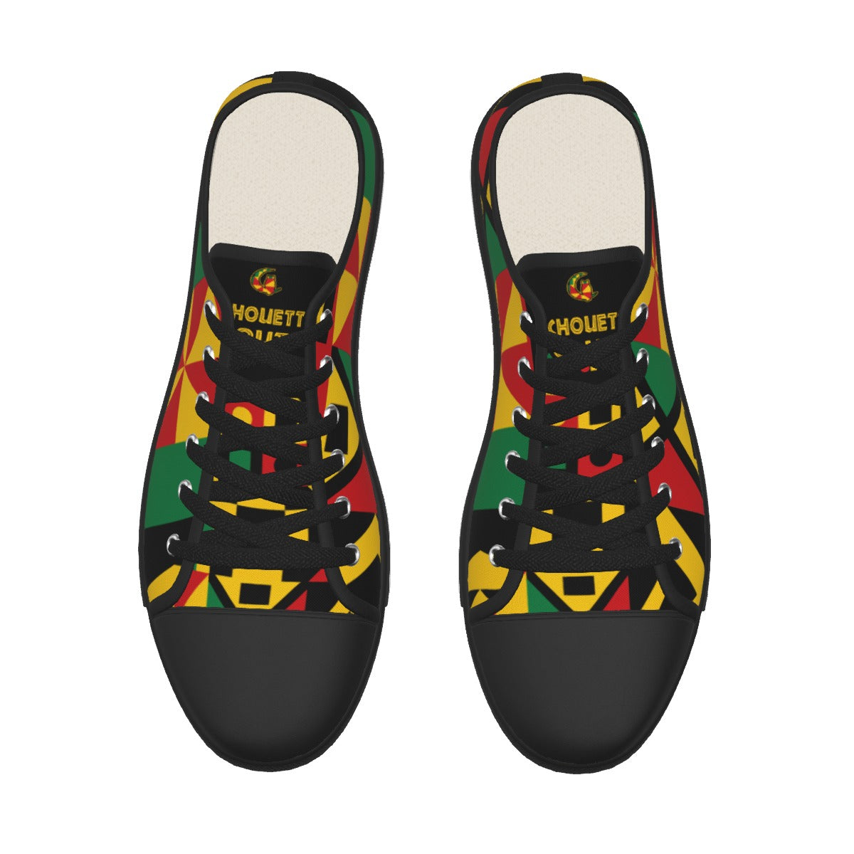 KENTE BUTAN Women's Low Canvas Shoes