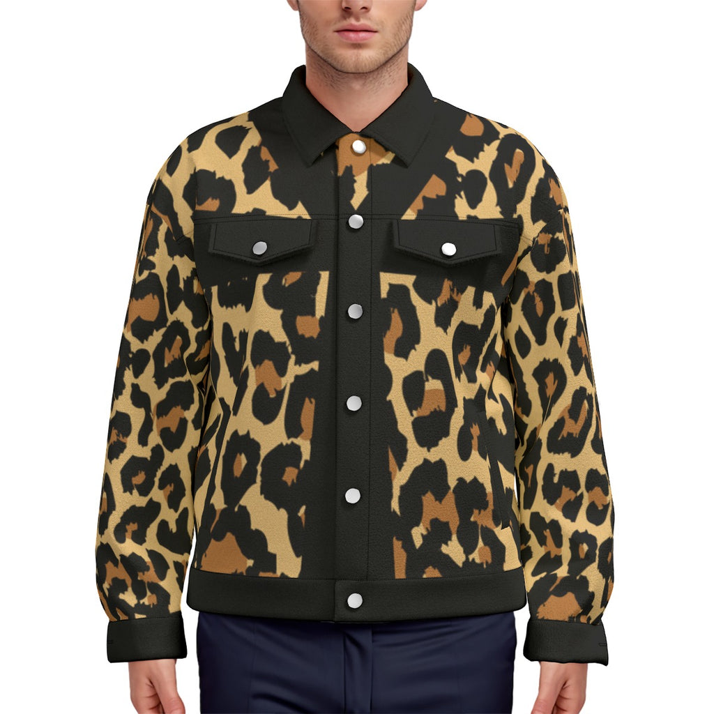 CHEETAH ANKH  Unisex Lapel Jacket