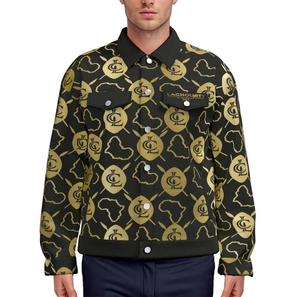 AFRICAN WARRIOR BLC Unisex Lapel Jacket