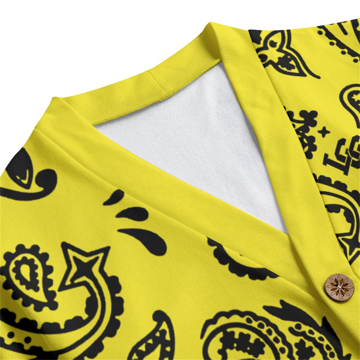 BANDANA PAISLEY L.K Unisex Cardigan With Button Closure