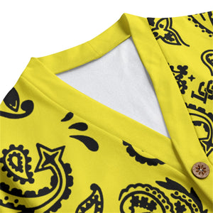 BANDANA PAISLEY L.K Unisex Cardigan With Button Closure