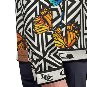 BUTTERFLY Unisex Lapel Jacket Cotton