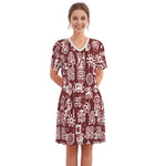 ADINKRA MXBRDX Women's Round Neck Dress