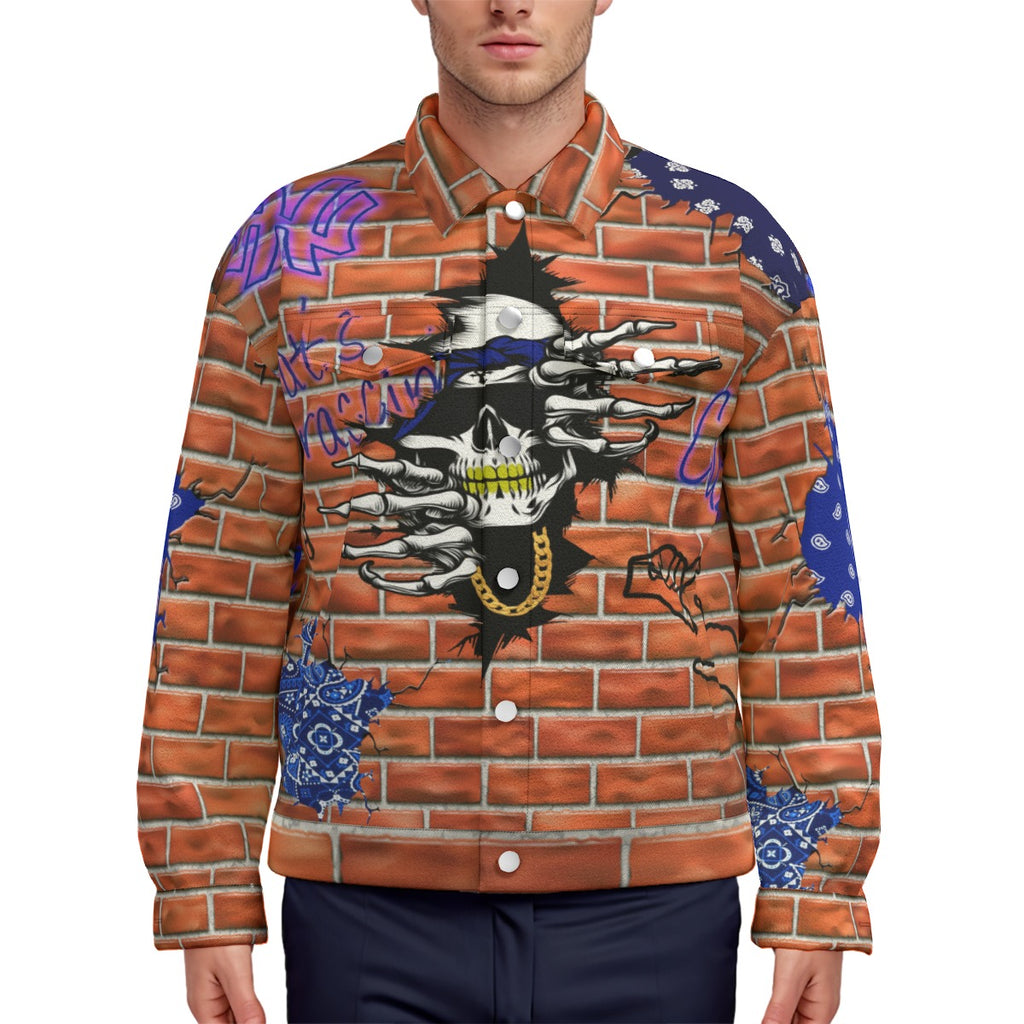 BRICCWALL SKULL Unisex Lapel Jacket