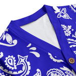 BANDANA PAISLEY Cs'UP Unisex Cardigan With Button Closure