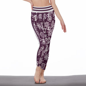 ADINKRA MXGRPS Women's High Waist Leggings