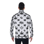 LCC WEEDY WHT Men's Stand Collar Jacket