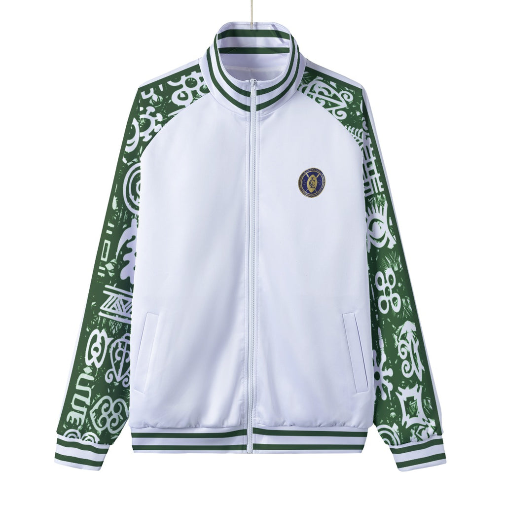 ADINKRA MXGRN1 Unisex Stand Collar Jacket