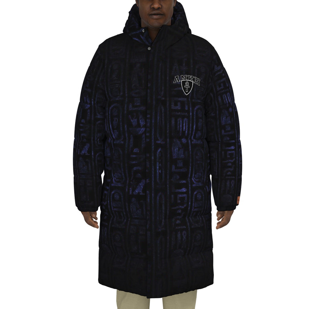 HOTEP ANKH Unisex Long Down Jacket