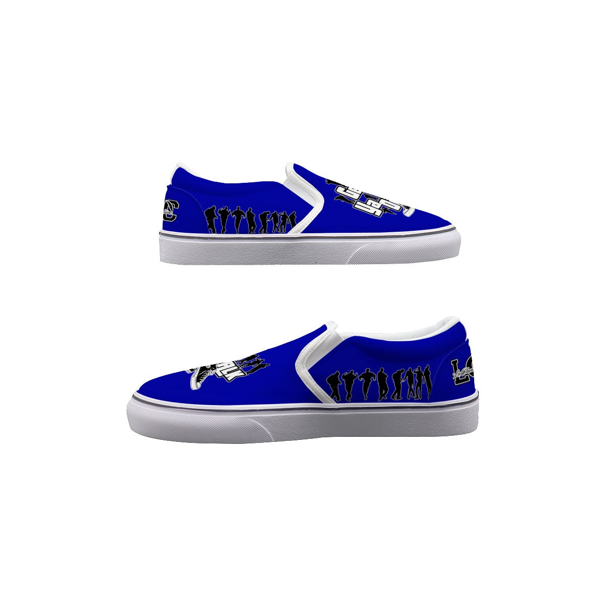 GET YA WALK ON BLUE Men's Slip On Sneakers