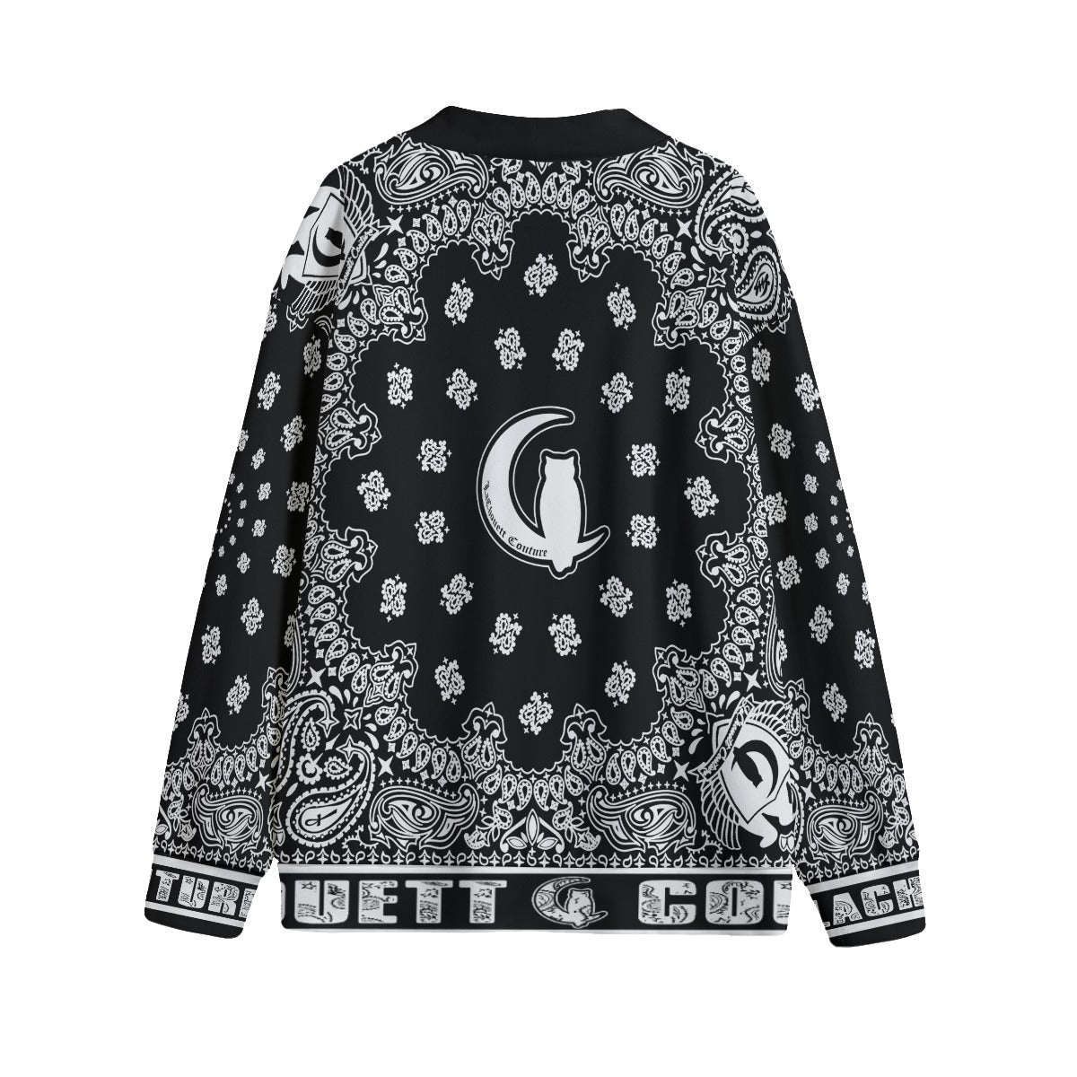 BANDANA BLC Unisex V-neck Cardigan With Button Closure