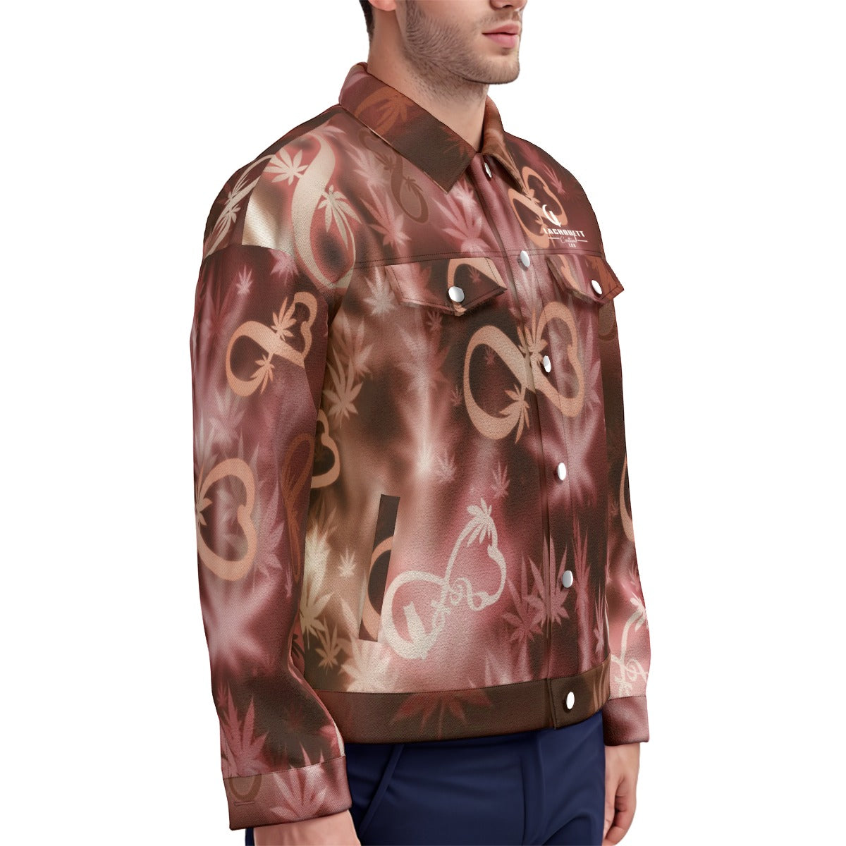 INFINITY RED Unisex Lapel Jacket