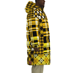 FLEXIN PLAID YWL Unisex Long Down Jacket