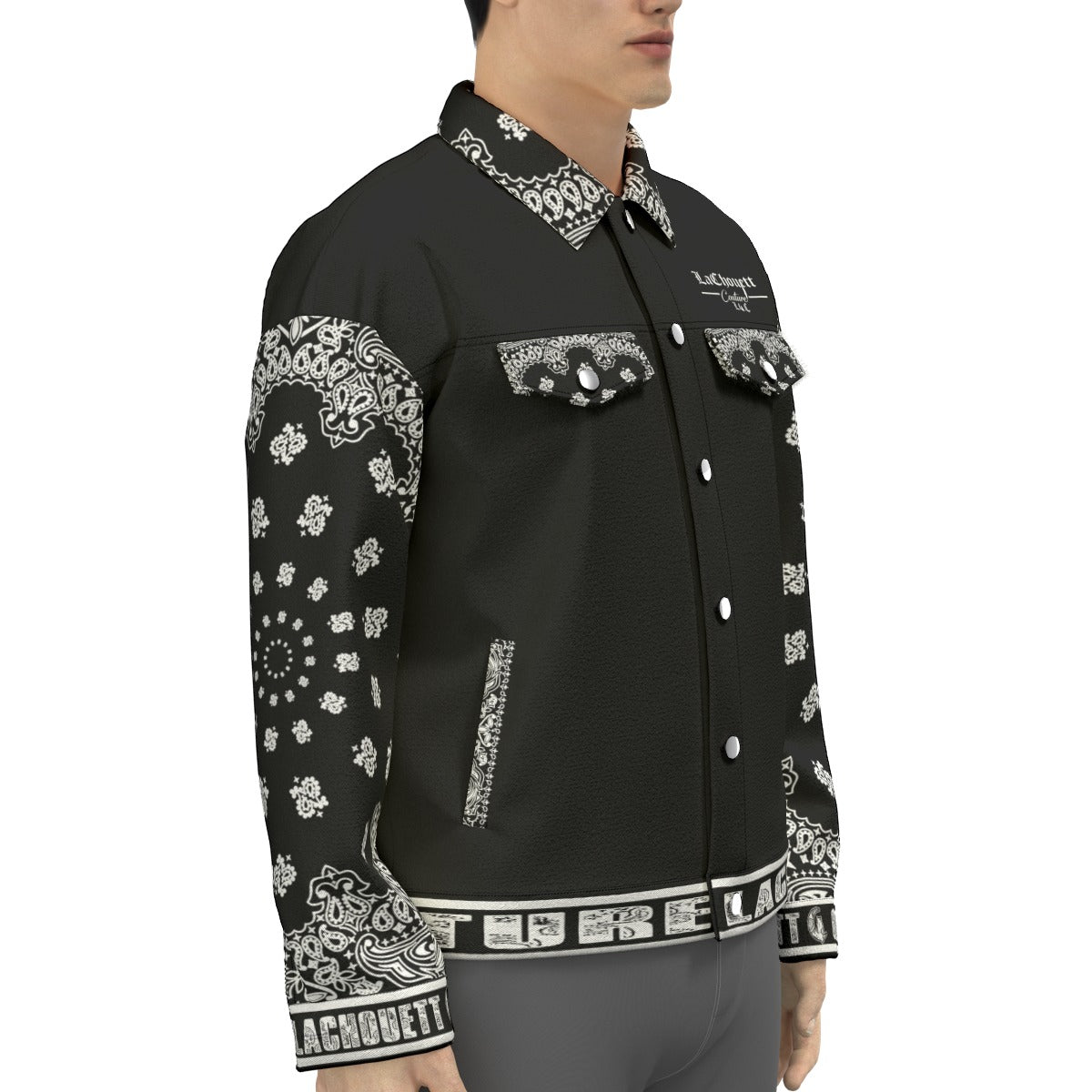 BANDANA V.I.P BLC Unisex Lapel Jacket