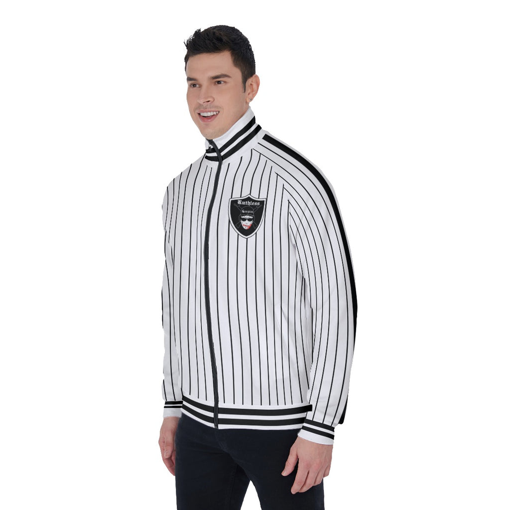 EAZY-E RUTHLESS WHT Men's Stand Collar Jacket