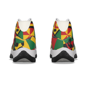 KENTE BUTAN FULLY High Top Basketball Shoes