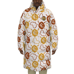 LCC WARRIOR WHT Unisex Long Down Jacket