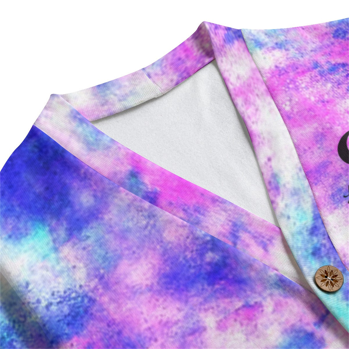 COLORFULL LCC Unisex V-neck Cardigan With Button Closure