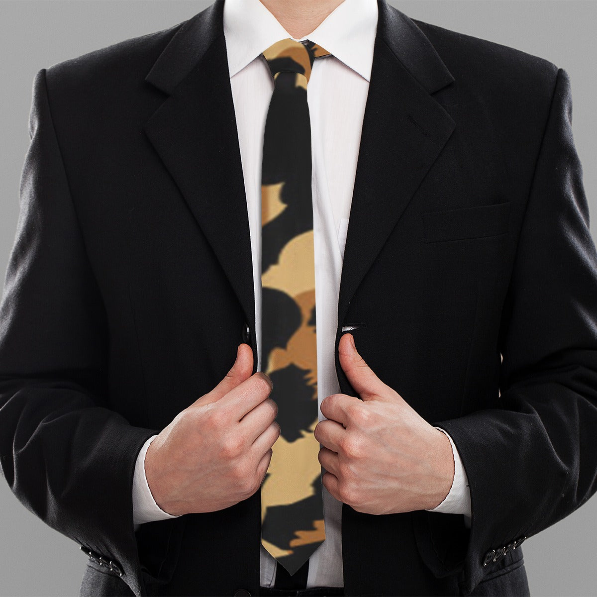 CHEETAH ANKH Unisex Tie