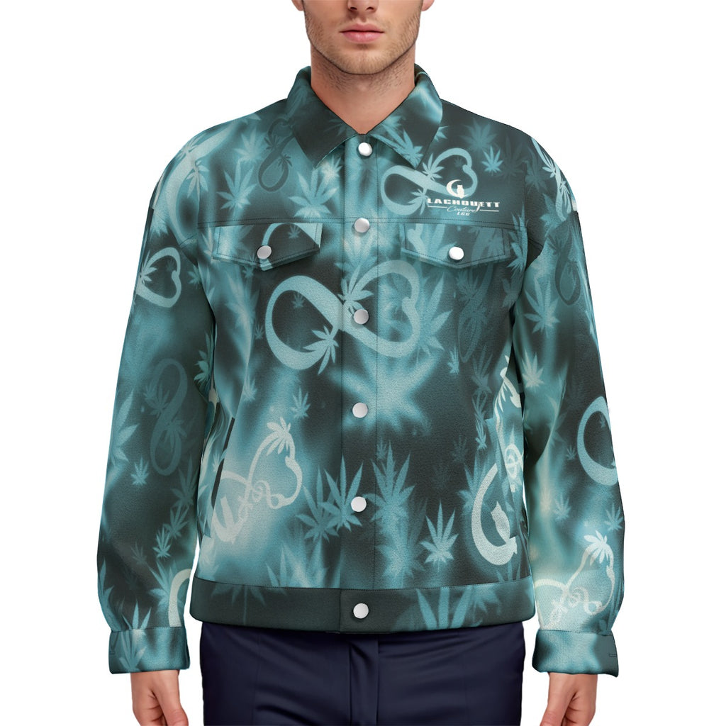 INFINITY BLUE Unisex Lapel Jacket