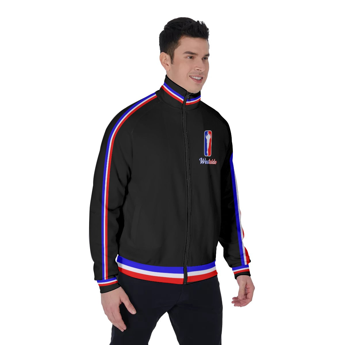 WESTSIDE BLC Men's Stand Collar Jacket