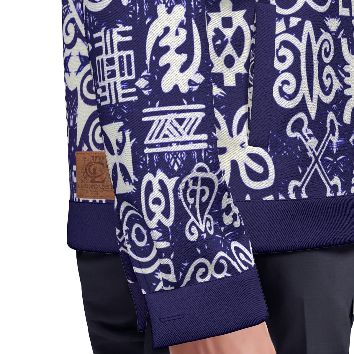 ADINKRA MXBLUE Unisex Lapel Jacket