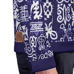 ADINKRA MXBLUE Unisex Lapel Jacket