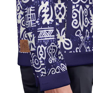 ADINKRA MXBLUE Unisex Lapel Jacket