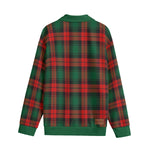 PLAID STYLE RBG Unisex Lapel Collar Sweater